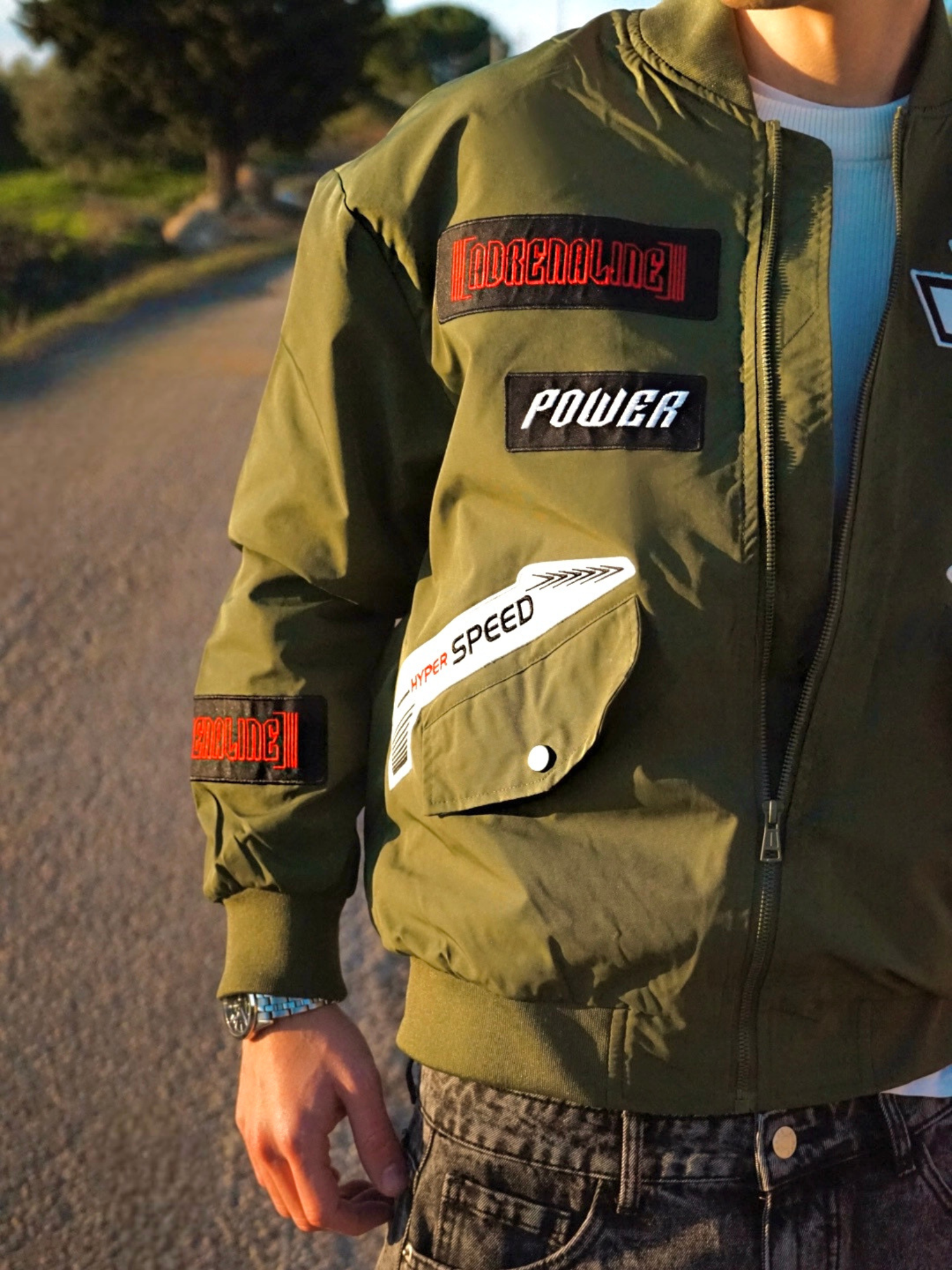 Giubbotto Verde Uomo Army – Streetwear Arte Uomo