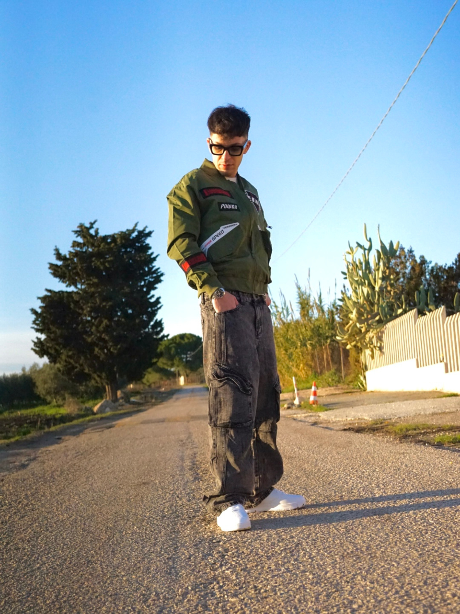 Giubbotto Verde Uomo Army – Streetwear Arte Uomo