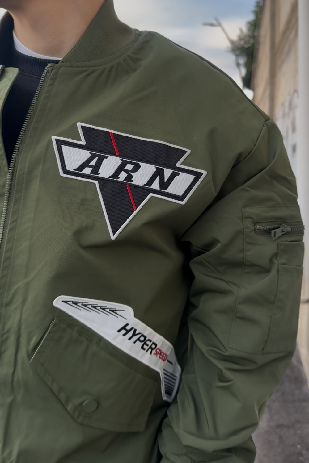 Giubbotto Verde Uomo Army – Streetwear Arte Uomo