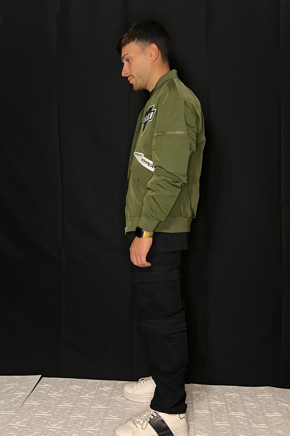 Giubbotto Verde Uomo Army – Streetwear Arte Uomo