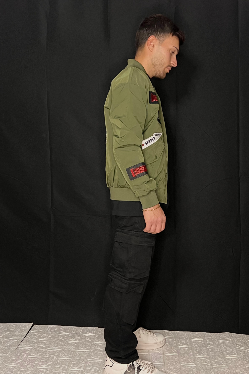 Giubbotto Verde Uomo Army – Streetwear Arte Uomo
