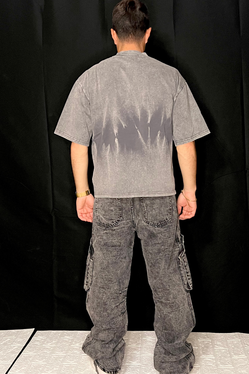 T-Shirt Uomo Grigia – Basic Style Arte Uomo