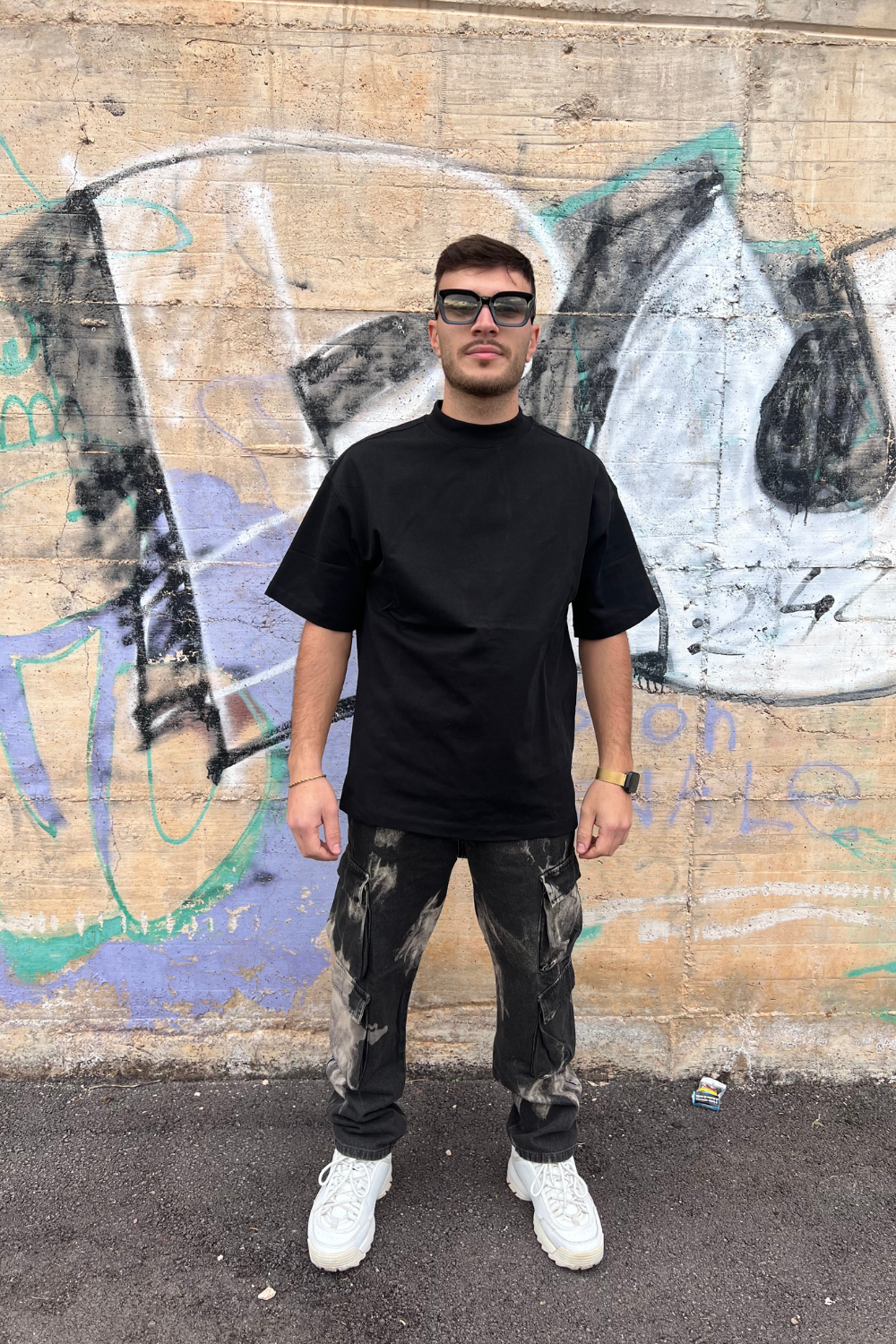 T-Shirt Nera Uomo Basic – Arte Uomo Streetwear