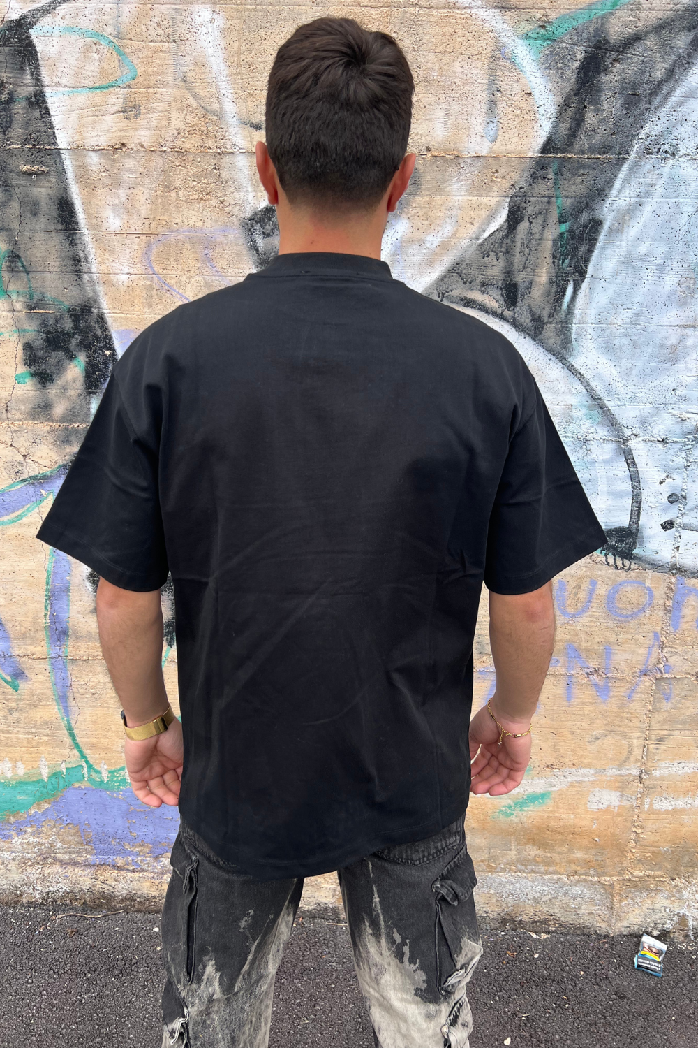 T-Shirt Nera Uomo Basic – Arte Uomo Streetwear