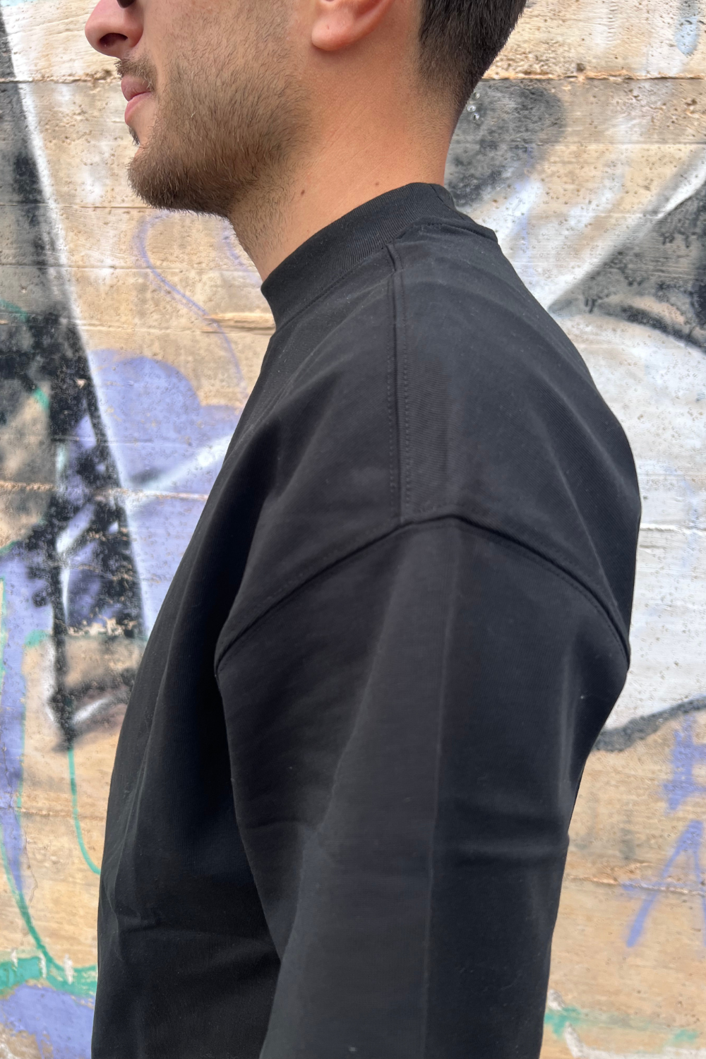 T-Shirt Nera Uomo Basic – Arte Uomo Streetwear