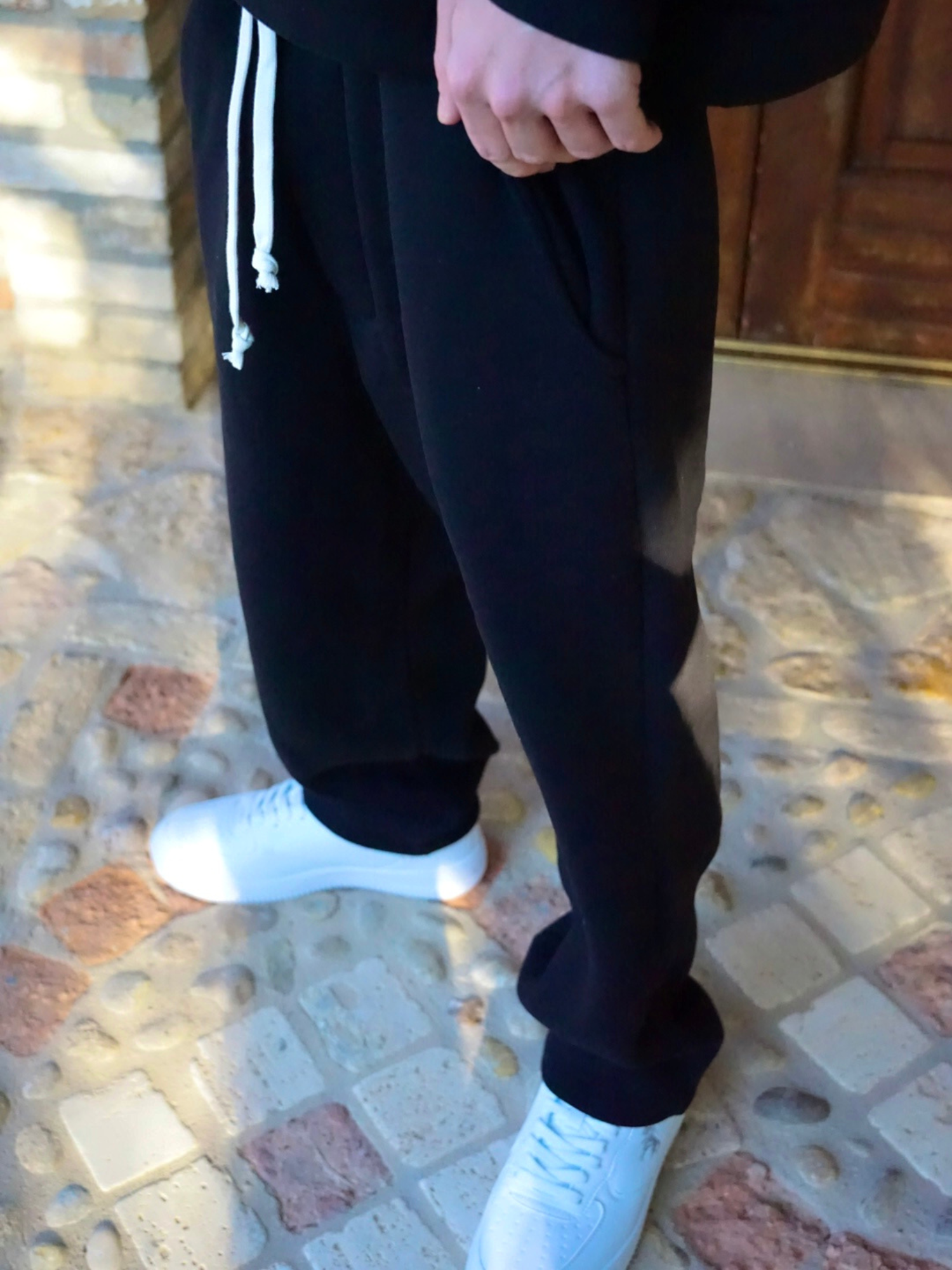 Tuta Nera Uomo – Tracksuit Streetwear Arte Uomo