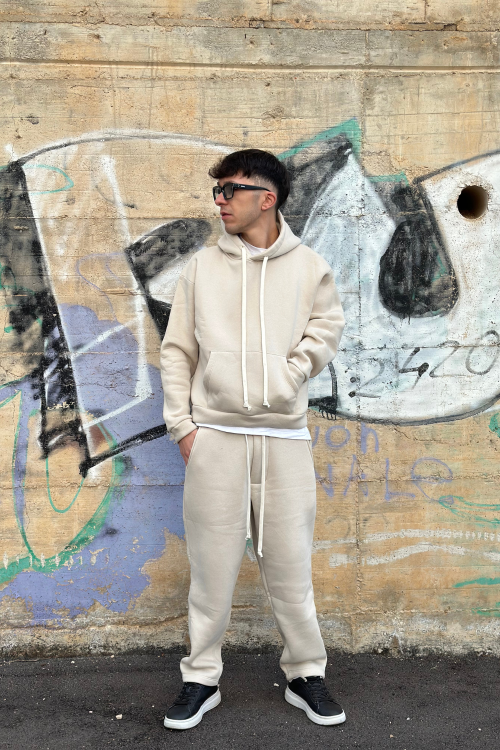 Tuta Beige Uomo – Tracksuit Premium Arte Uomo